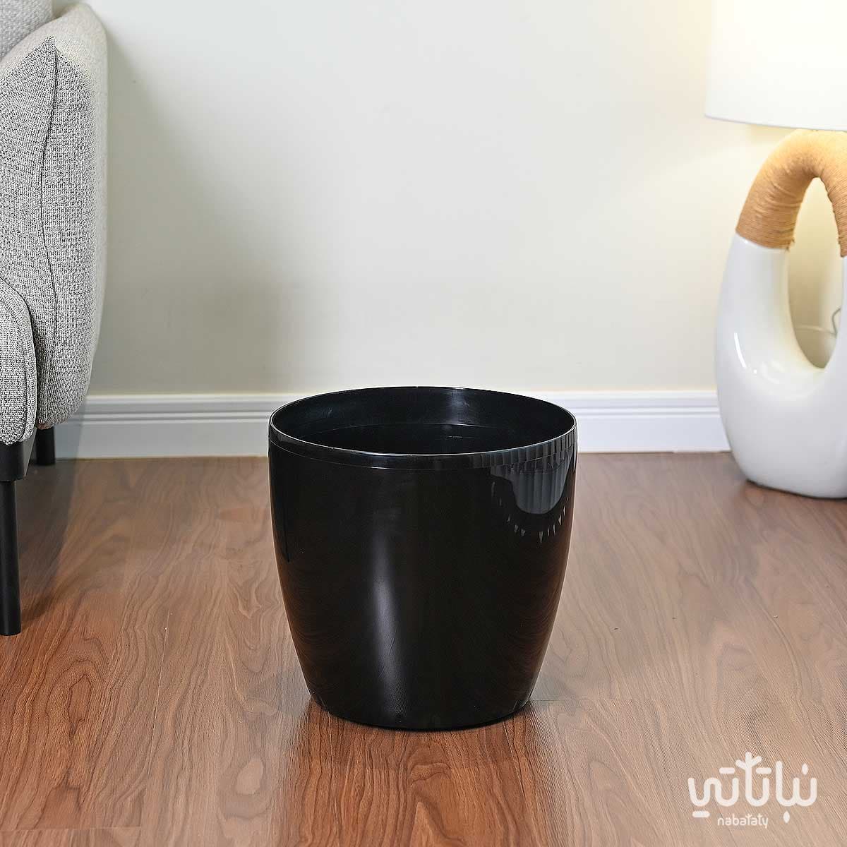 Self watering pot 35 cm black 1