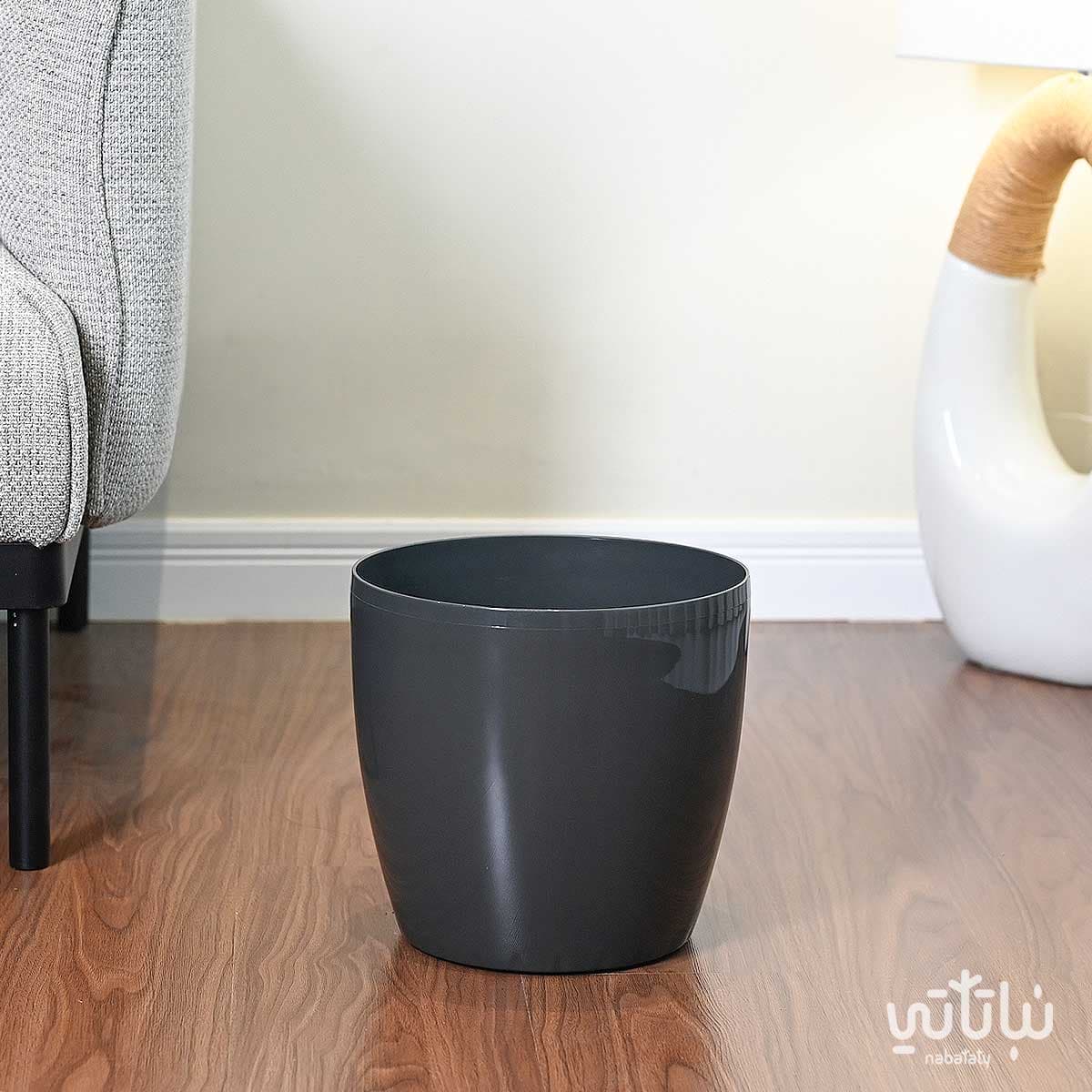 Self-watering pot 28 cm gray 1