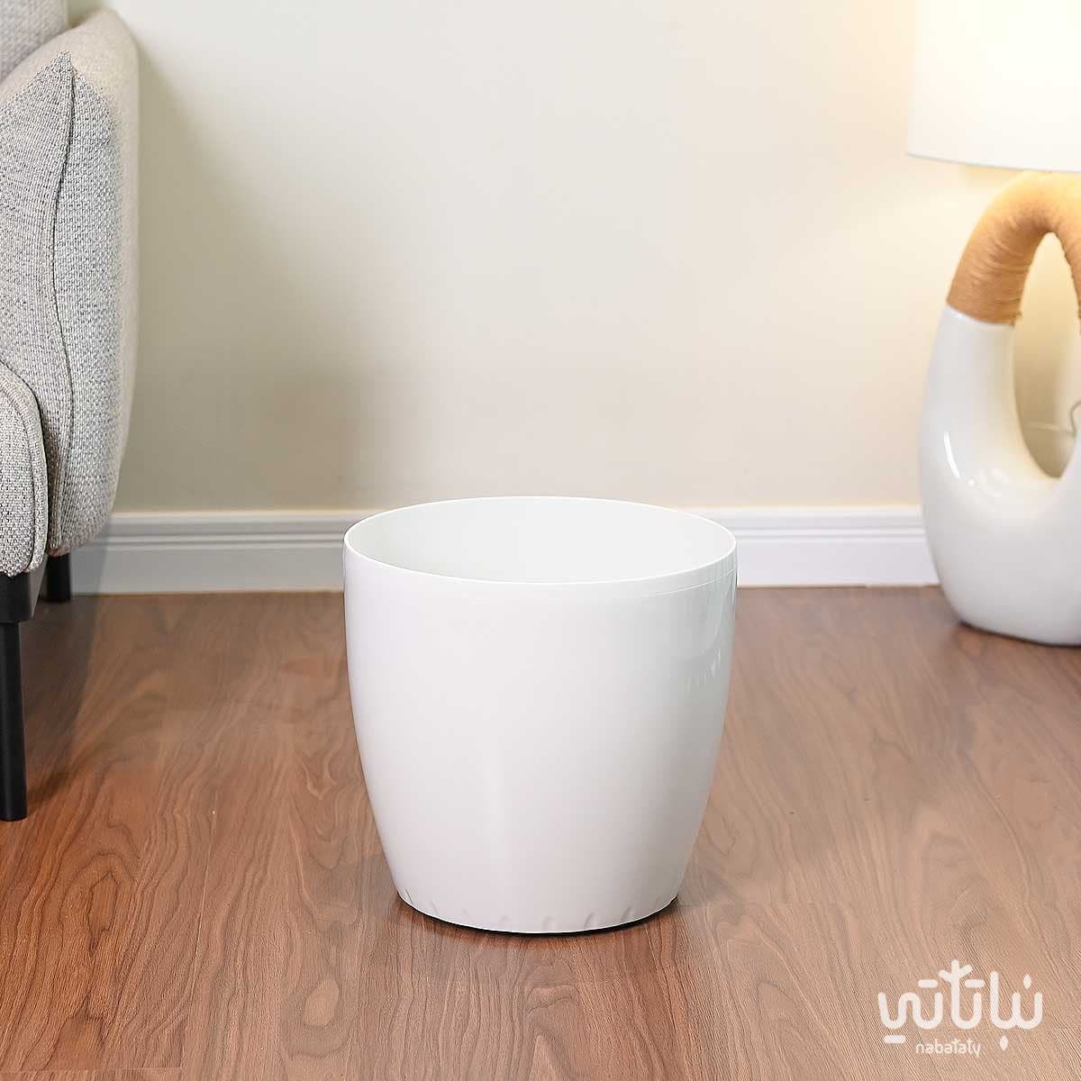 Self-watering pot 35 cm white 1