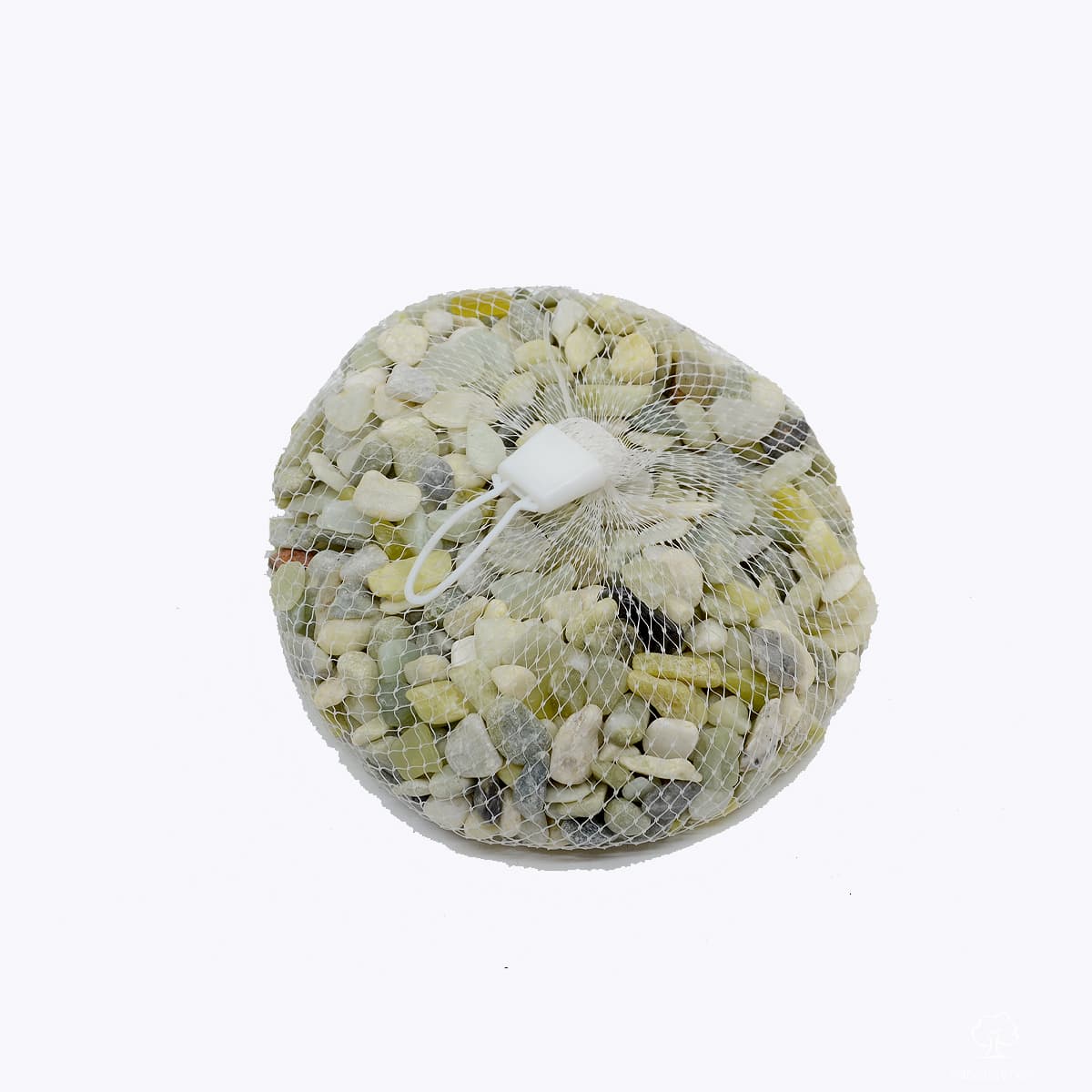 حجر زينة نهري لون اخضر