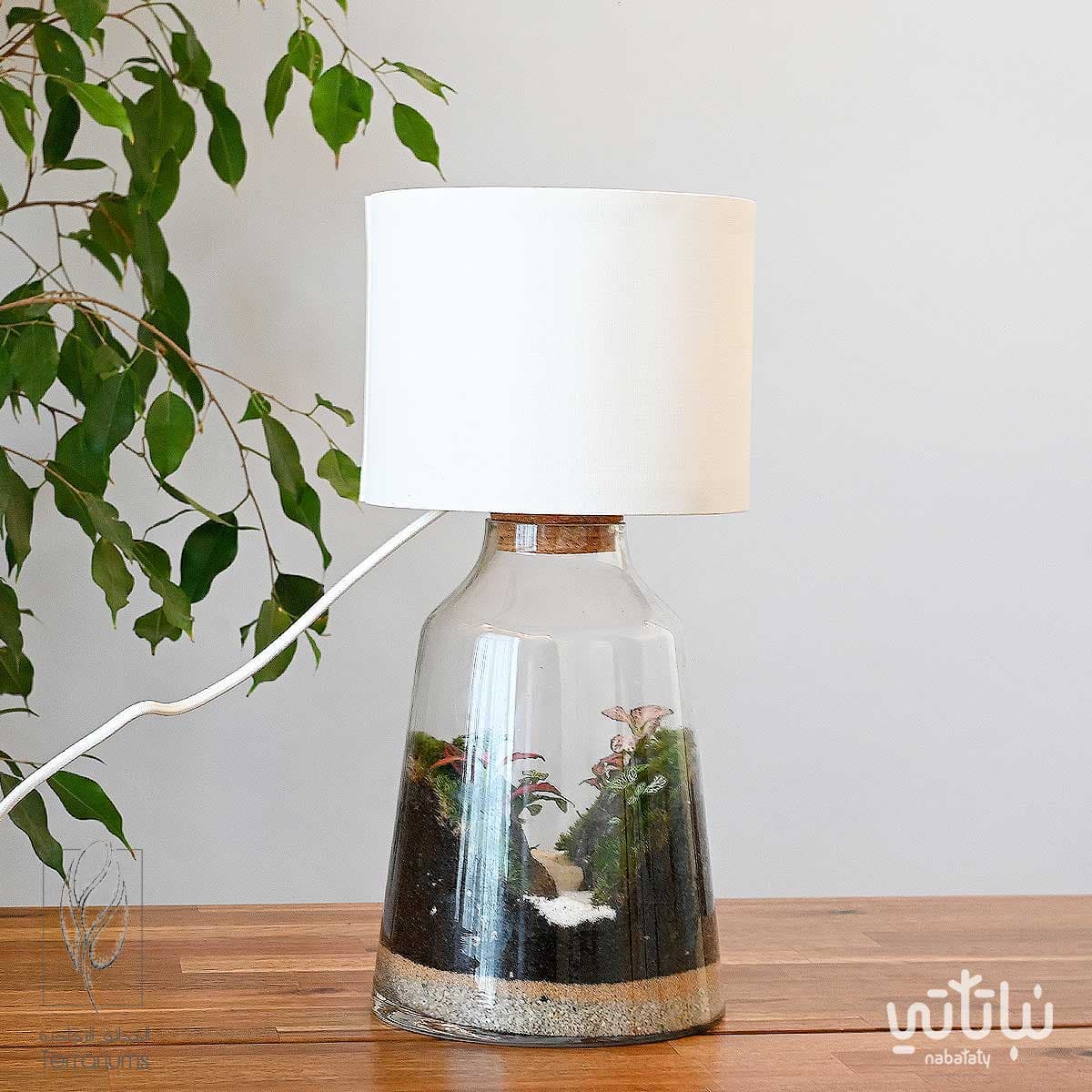 غابة الأبجورة | نبتة ديكورية زجاجية مضيئة 3