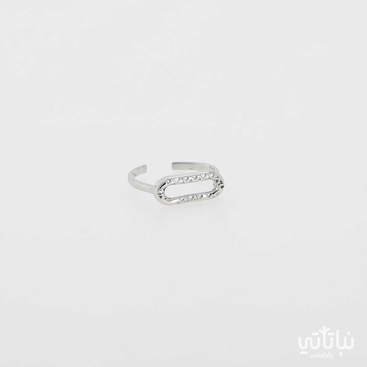 خاتم الطراز السلماني فضي