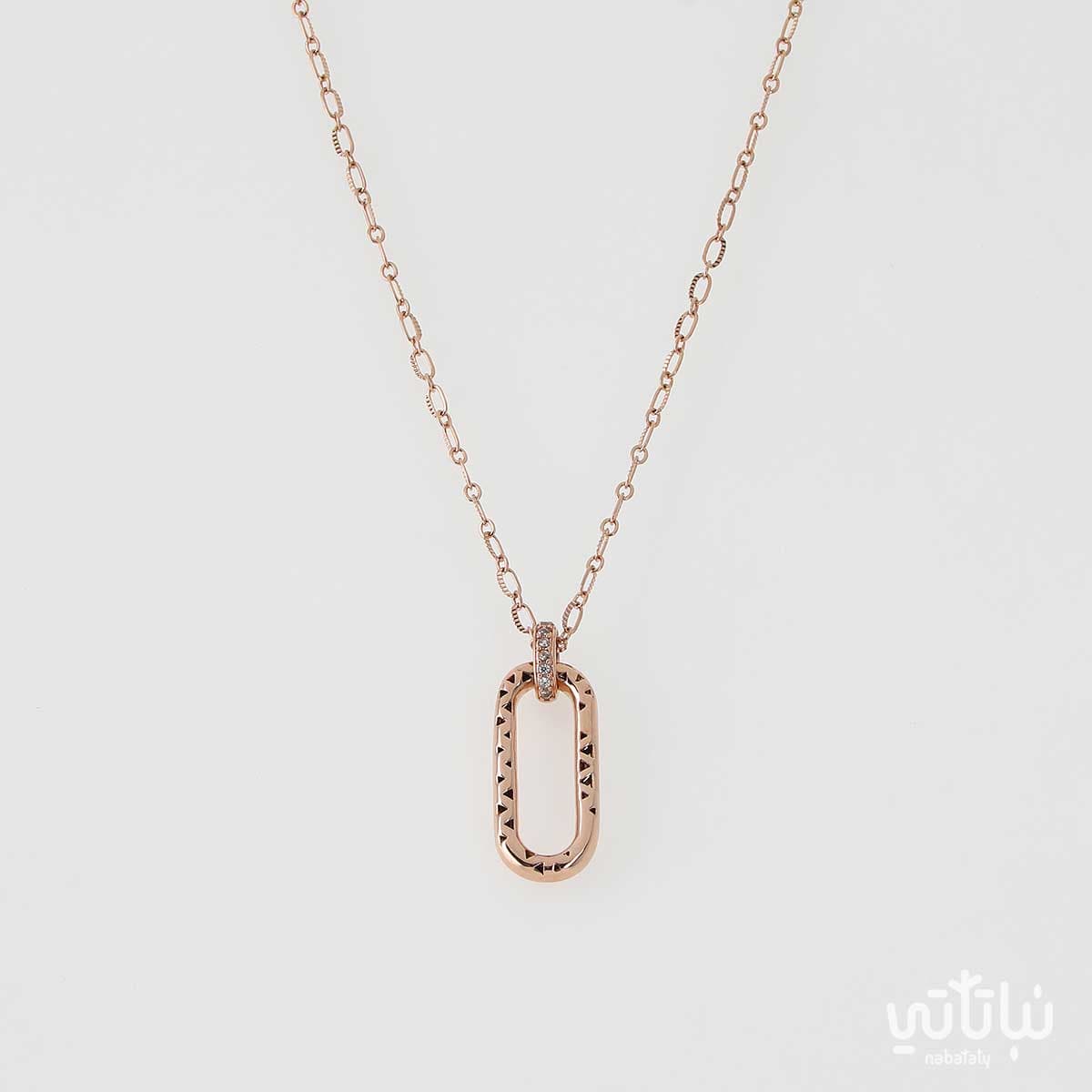 Salmani style rose gold necklace