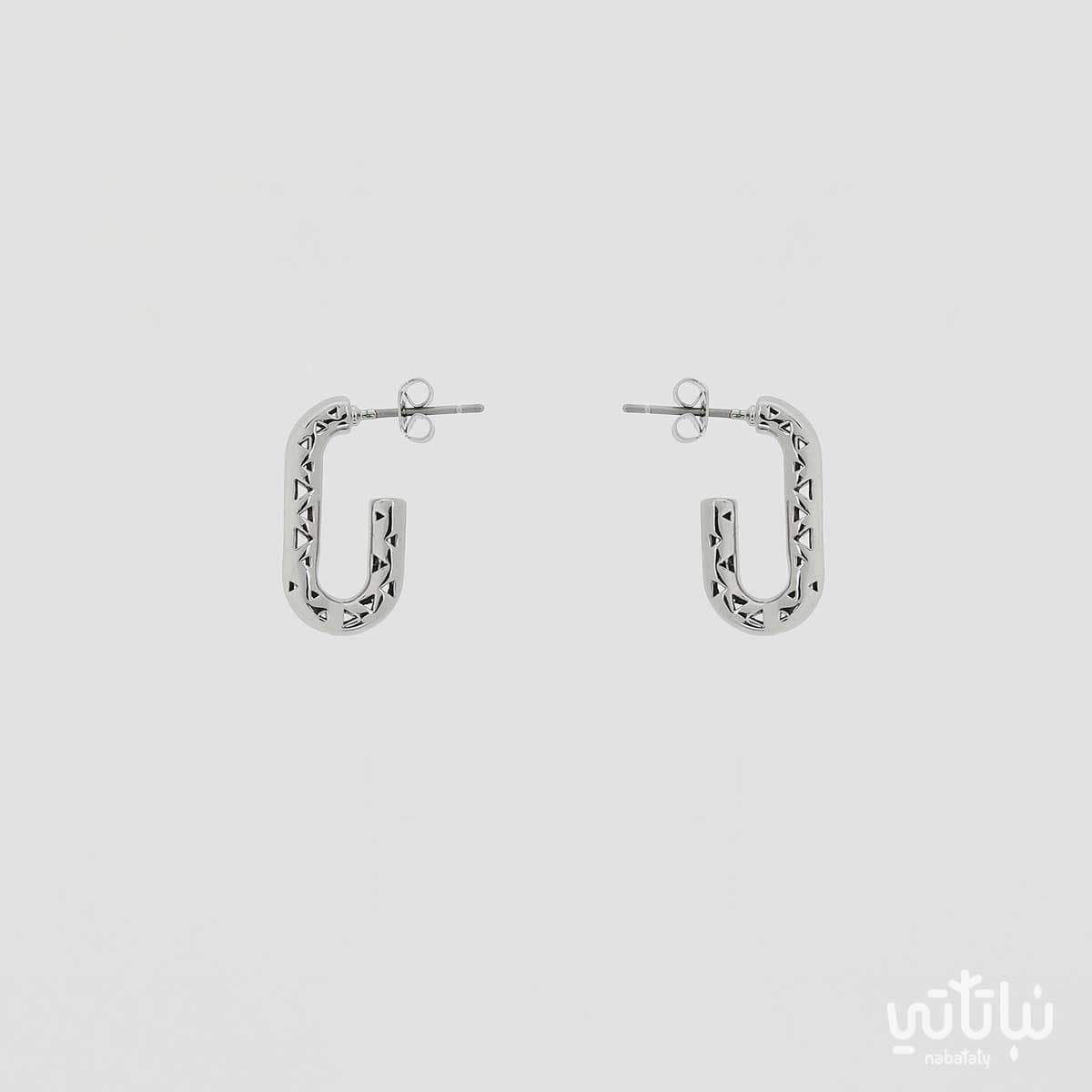 اقراط الطراز السلماني فضي 1