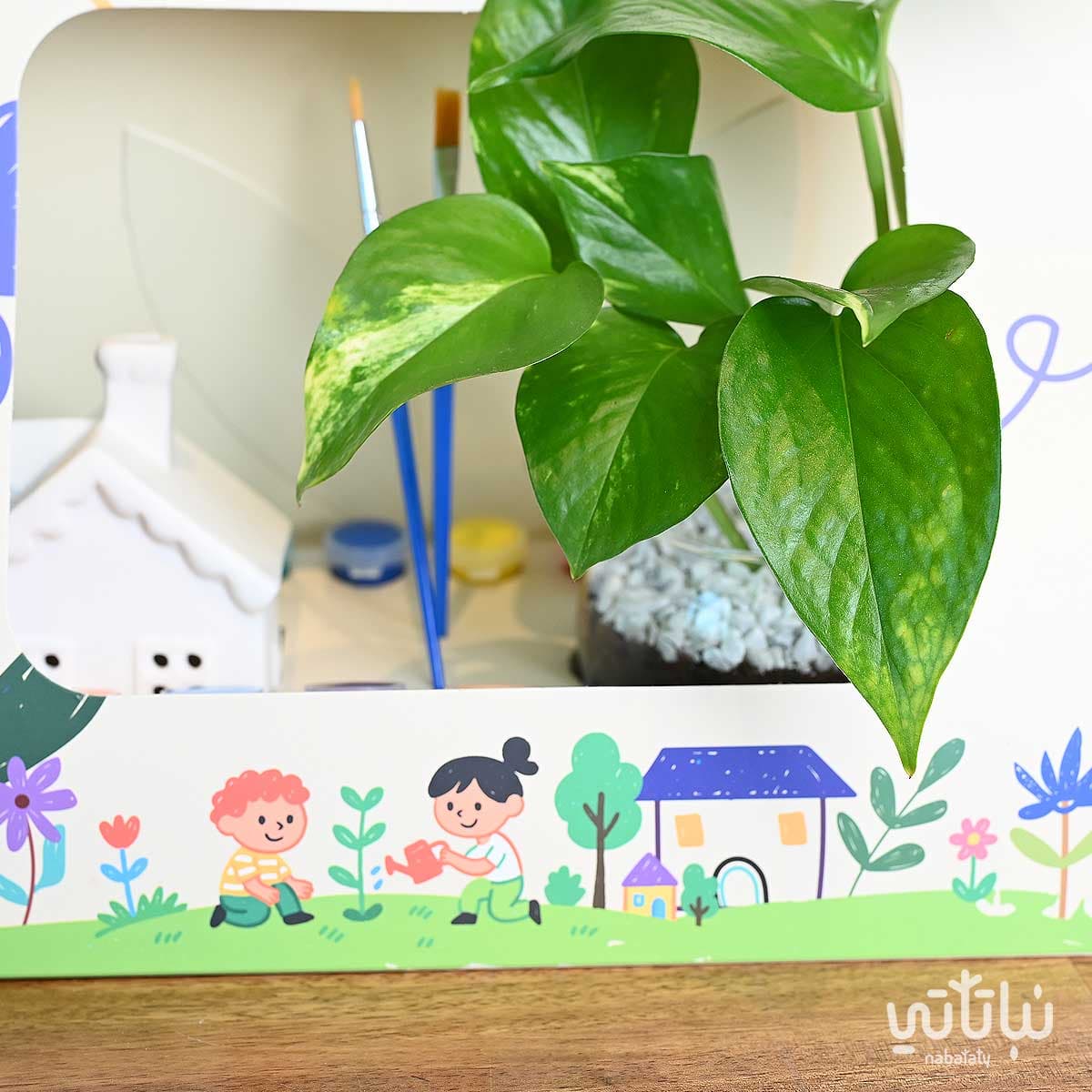 Holder Pothos Plant and the Light House 2