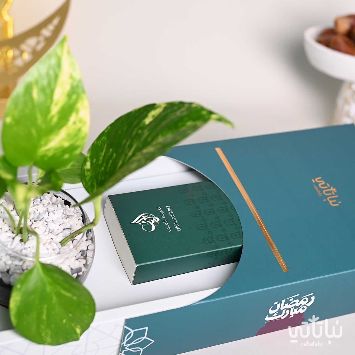 هدية نبتة البوتس مع عود ثيم رمضان 4