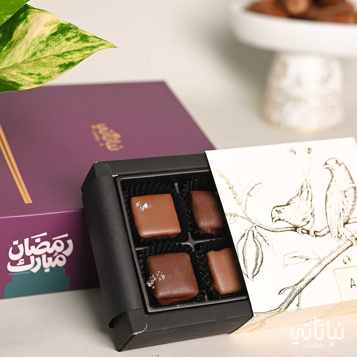 هدية نبتة البوتس مع تشوكلت أنوش ثيم رمضان 3