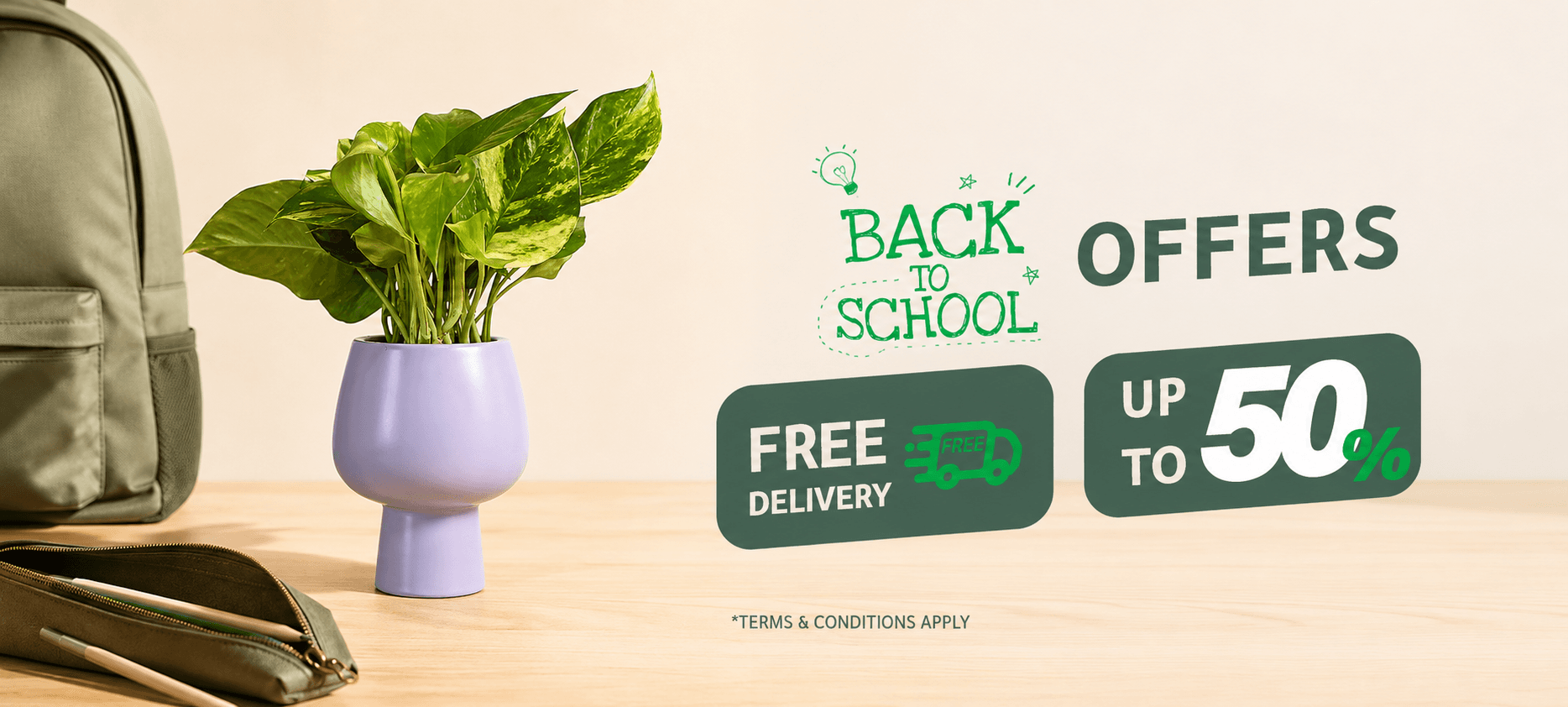 Back to school Offers