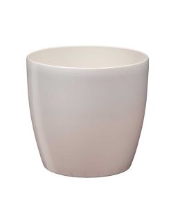 Self-watering pot 35 cm white