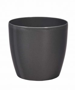 Self-watering pot 43 cm gray