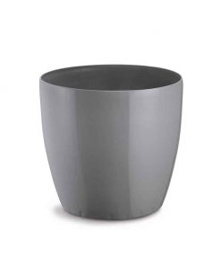 Self-watering pot 28 cm light gray