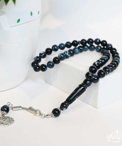 سبحة بكلايت كحلي مخلوط عدد 45 حبة