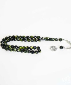 سبحة بكلايت اخضر مخلوط